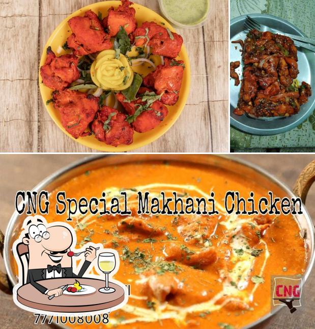 Food at Chicken & The Grill