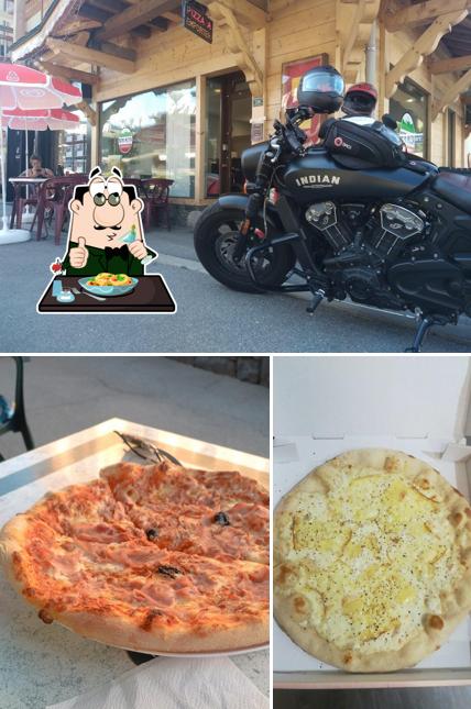 Jetez un coup d’oeil à l’image représentant la nourriture et extérieur concernant Gets pizza