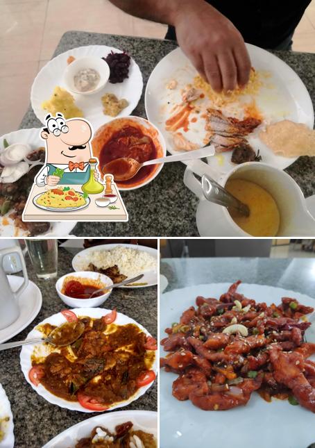 Food at Hotel Greens Family Restaurant