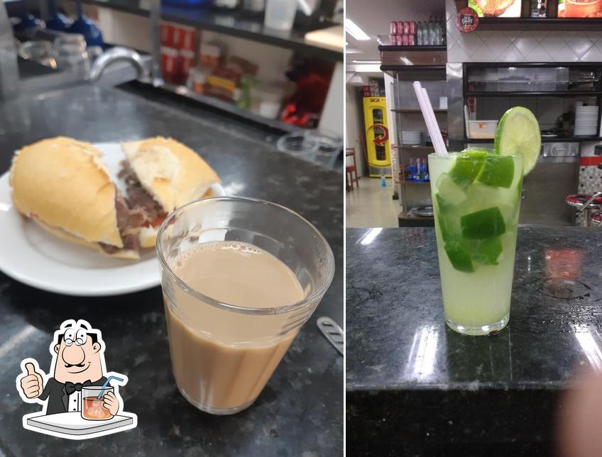 Escolha uma bebida do menu