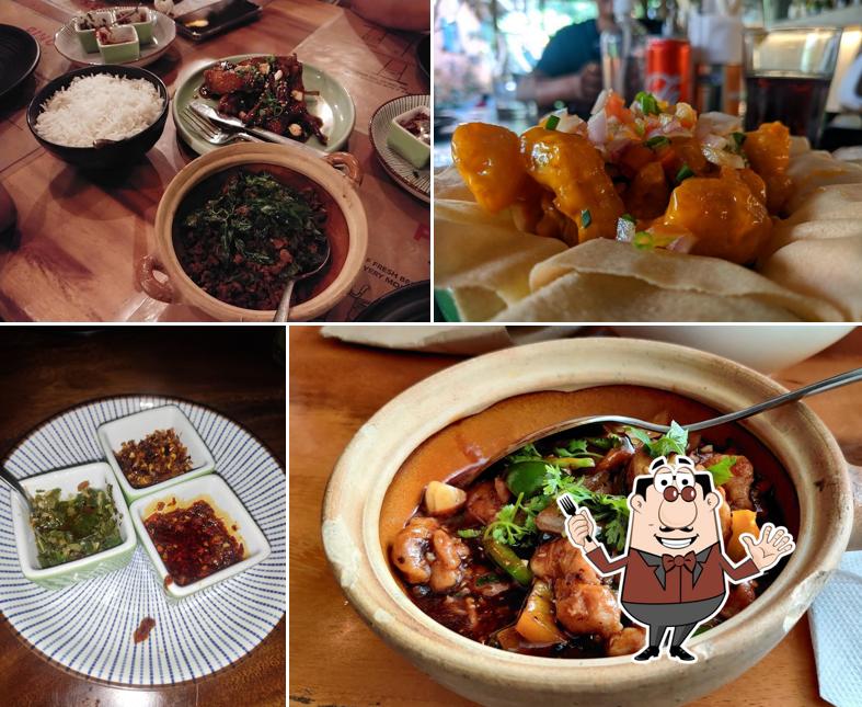 Food at Ping's Bia Hoi