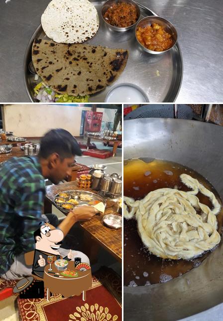 Food at RADHE KATHIYAWADI THALI