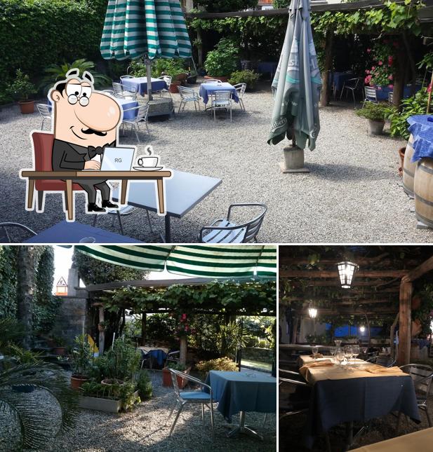 Gli interni di Restaurant Albergo al Portico