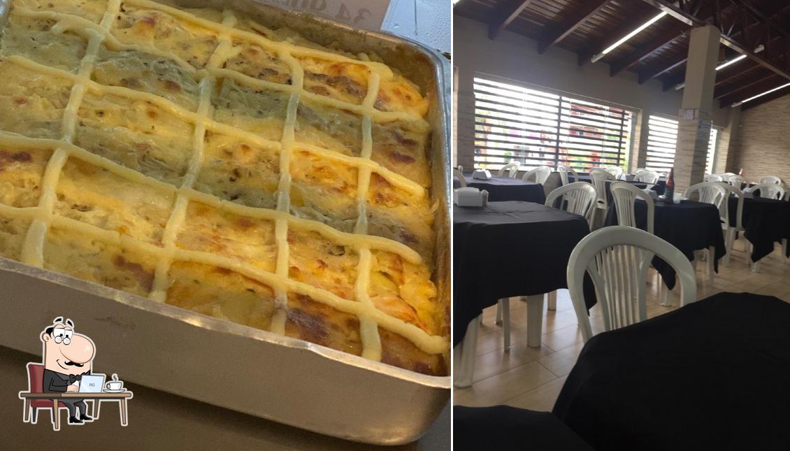 O interior do Rotisseria da Sogra