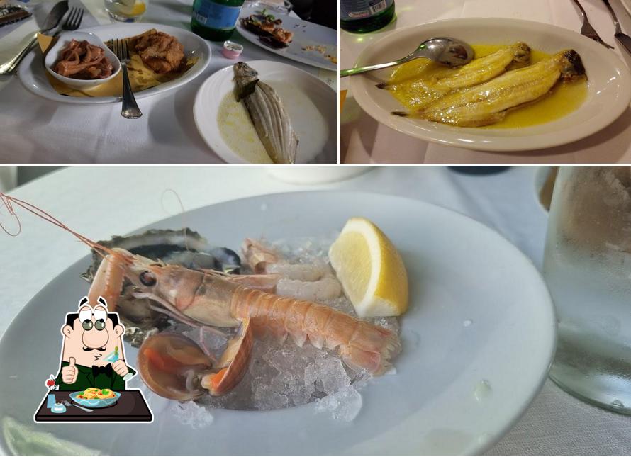 Scampi al Ristorante Valerio