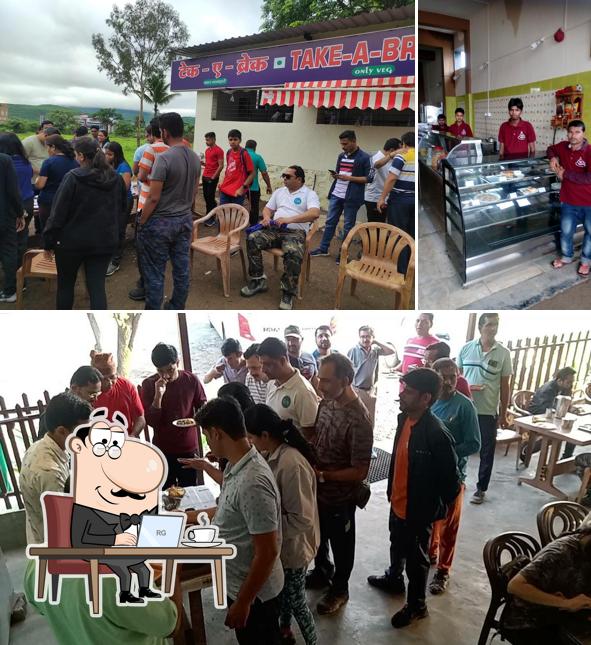 Check out how TAKE-A-BREAK (Only Veg) looks inside