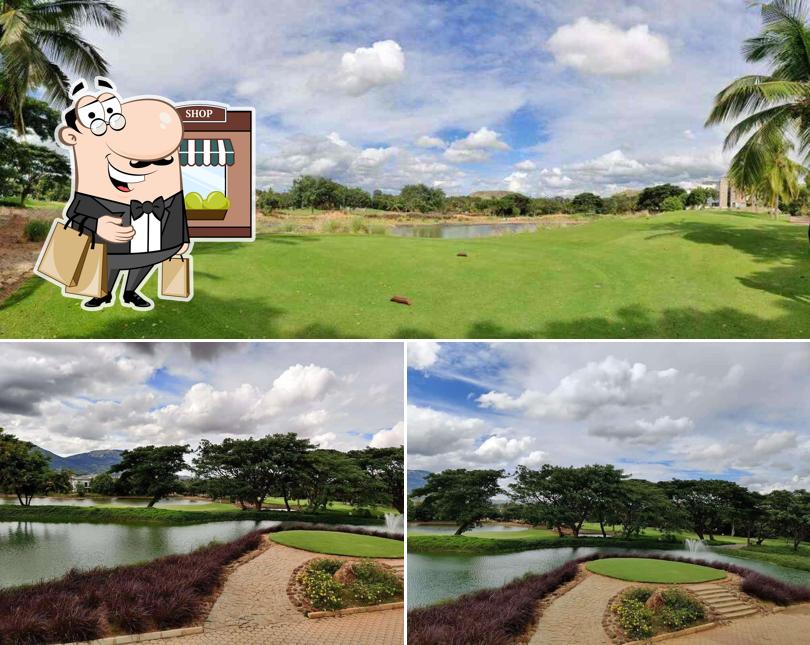 The exterior of Falcon Greens