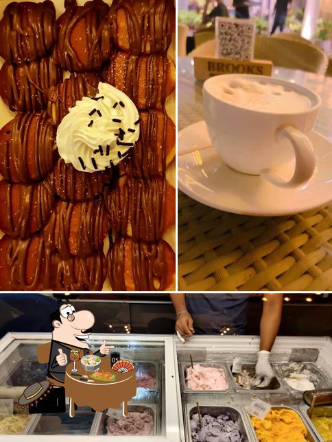 The photo of Brooks - Desserts & Coffee’s food and interior