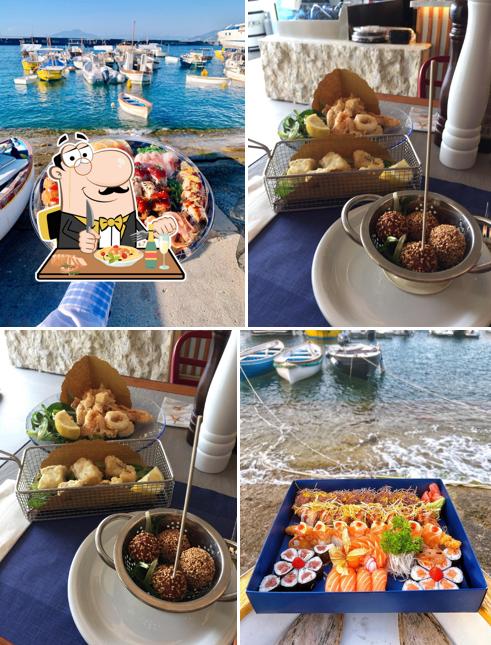 Platti al Acquarium Augusto Sushi Capri