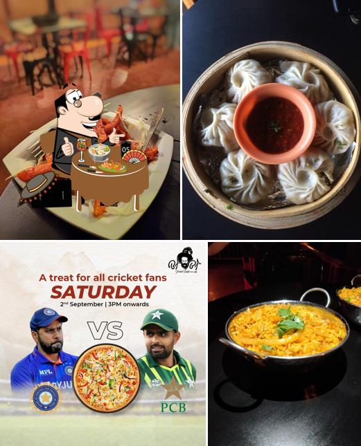 Food at Baba Point Cafe