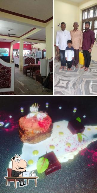 The interior of Renuka Restaurant And Bar