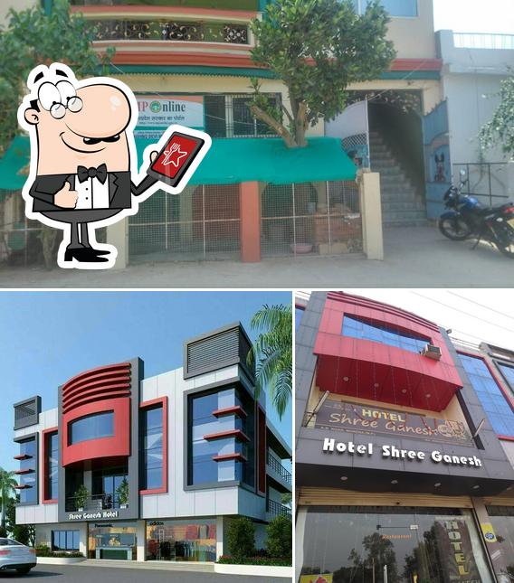 The exterior of Hotel Shree Ganesh Morena