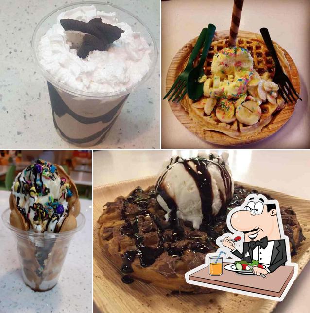 Chocolate mousse at I Was ( Waffles & Shake ) Here