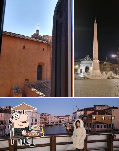 Goditi la vista dagli esterni di La Taverna Del Corso