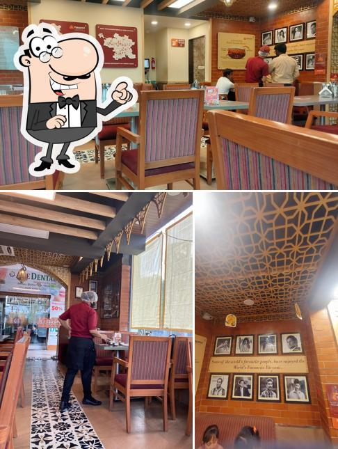 The interior of Paradise Biryani Charminar