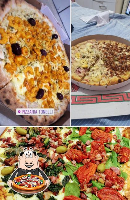 Consiga pizza no Tonelli - Restaurante, Pizzaria & Frango Frito
