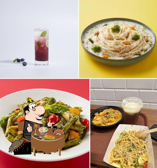 Food at spaghetto