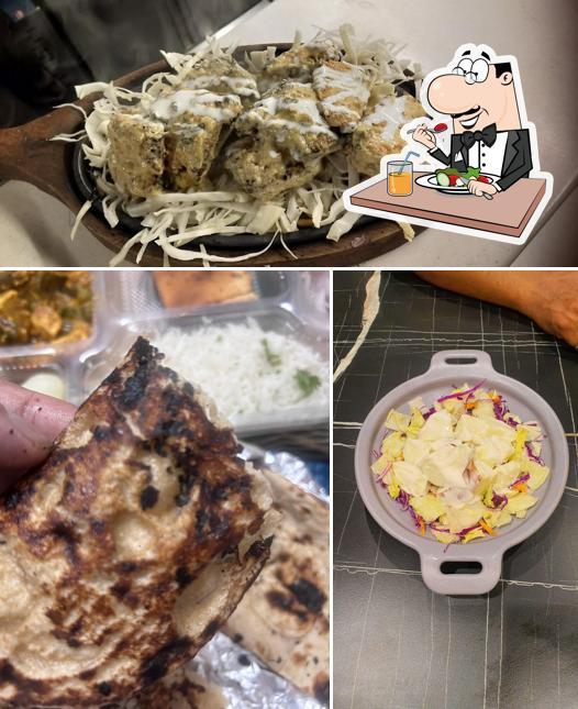Food at Badami's Sweets and Restaurant