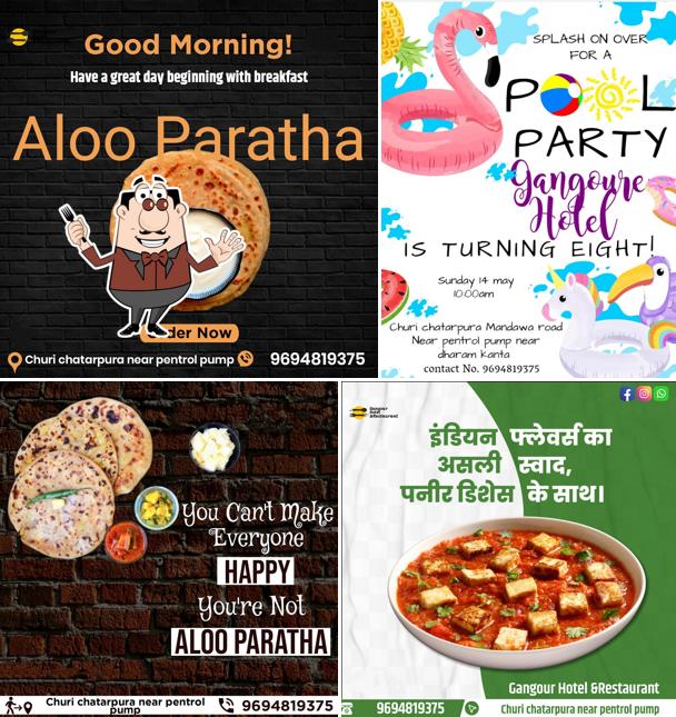 Food at Gangore Hotel Swimming Pool And Restaurant