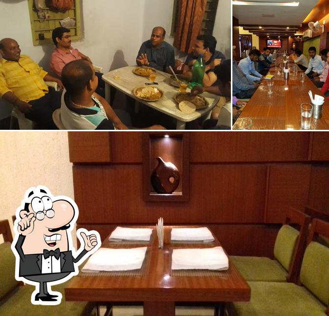 The picture of interior and bar counter at Gyani's