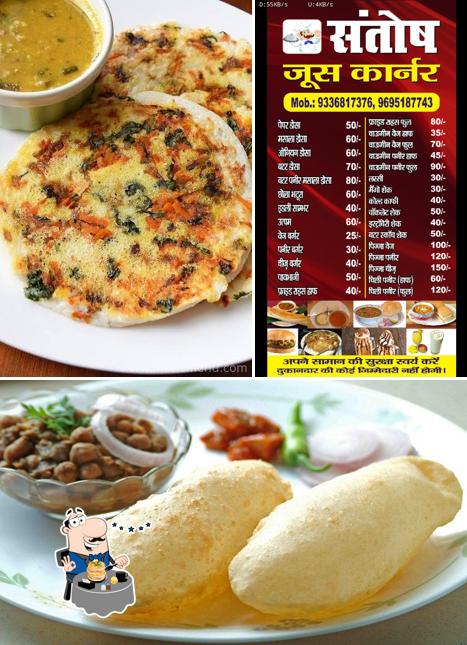Food at Santosh Juice Corner
