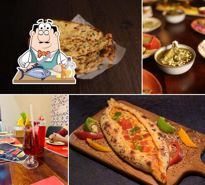 Grilled salmon at Turkish Souk