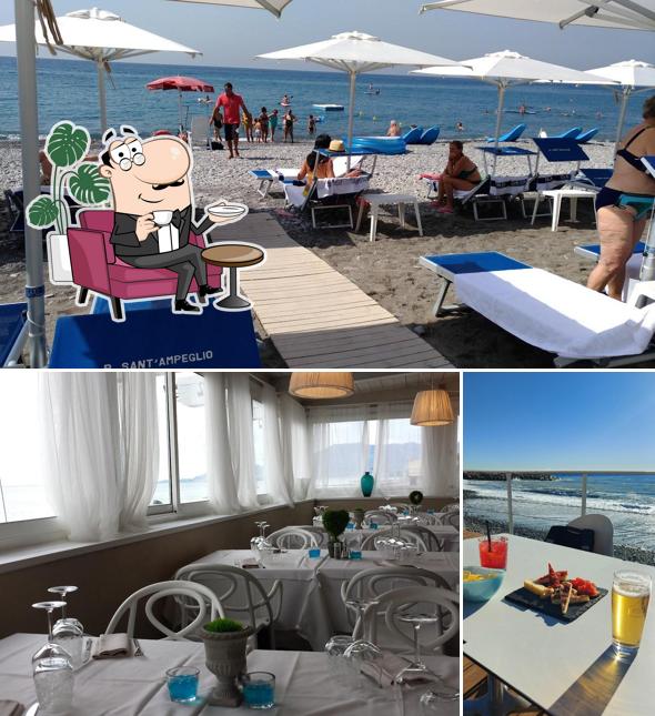 La interni e birra del ristorante