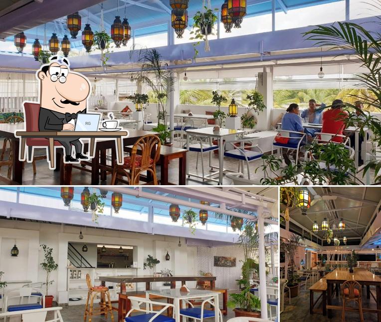 The interior of The View Cafe and Restaurent