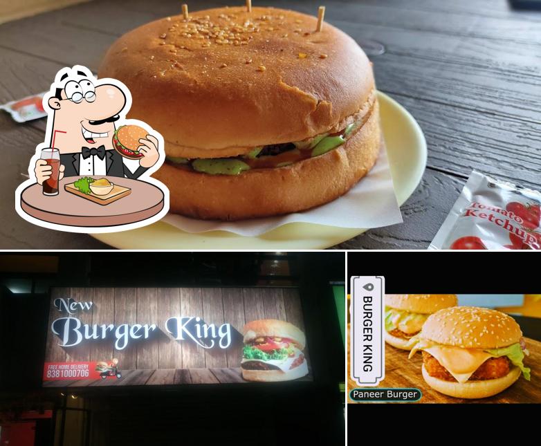 Try out one of the burgers available at New Burger King