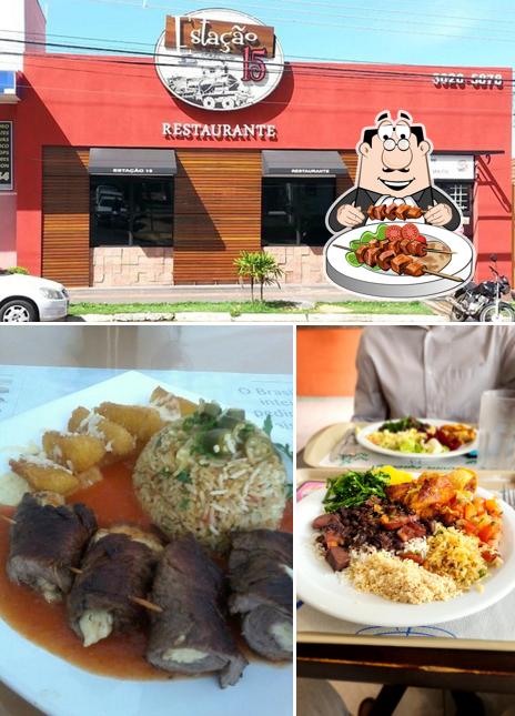 A foto do Restaurante Estação 15’s comida e exterior