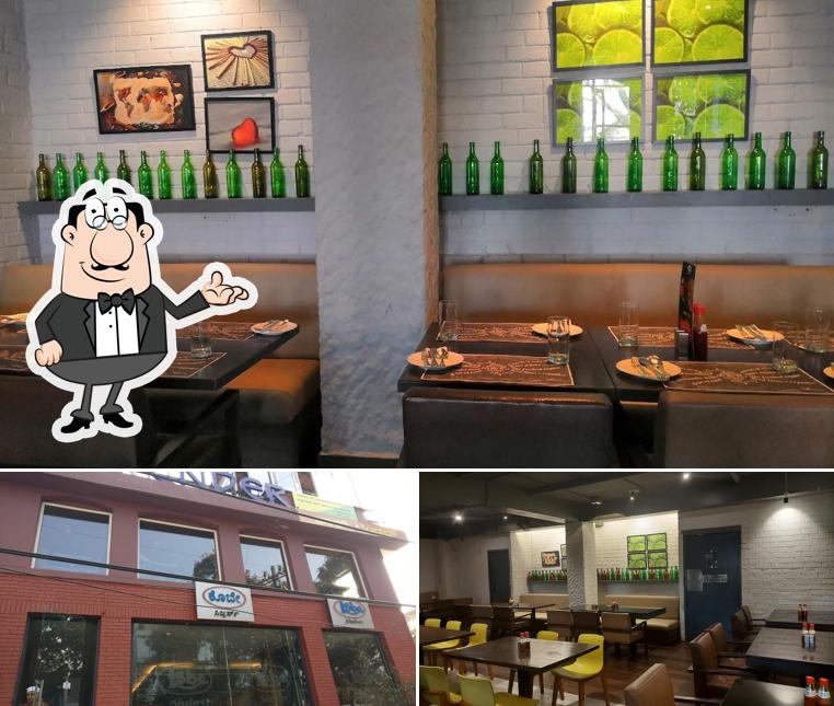 Take a seat at one of the tables at Kobe Sizzlers