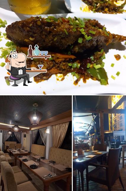 The image of Board Walk The Restaurant’s interior and food