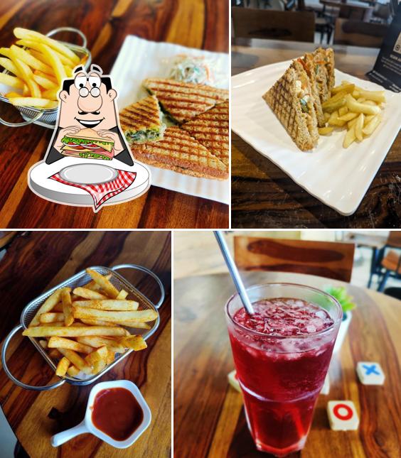 Club sandwich at The Windmill Coffee House & Bistro