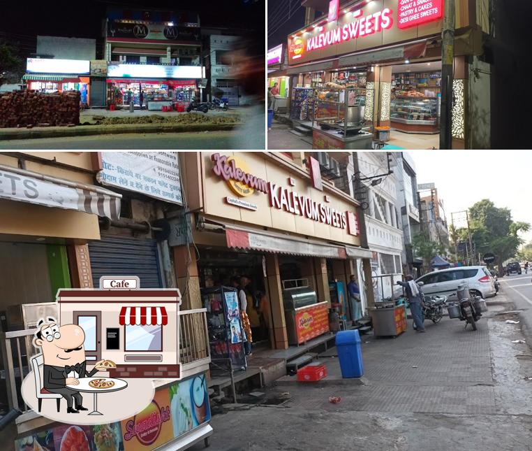 This is the photo depicting exterior and food at Kalevum Sweets