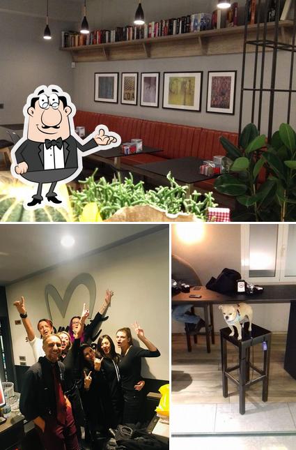 Gli interni di Smart Cafè