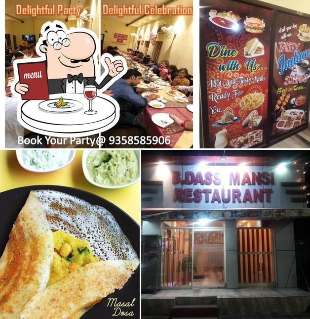 Food at B. DASS Mansi restaurant