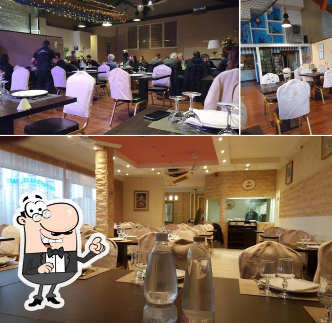 Gli interni di Grotta Marina