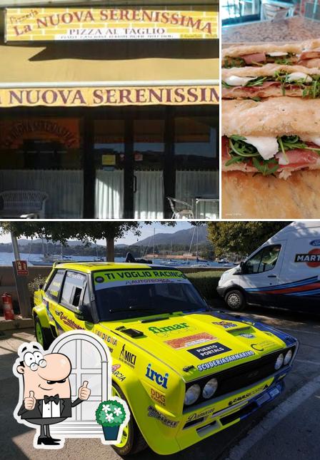 La foto di esterno e cibo da La Nuova Serenissima