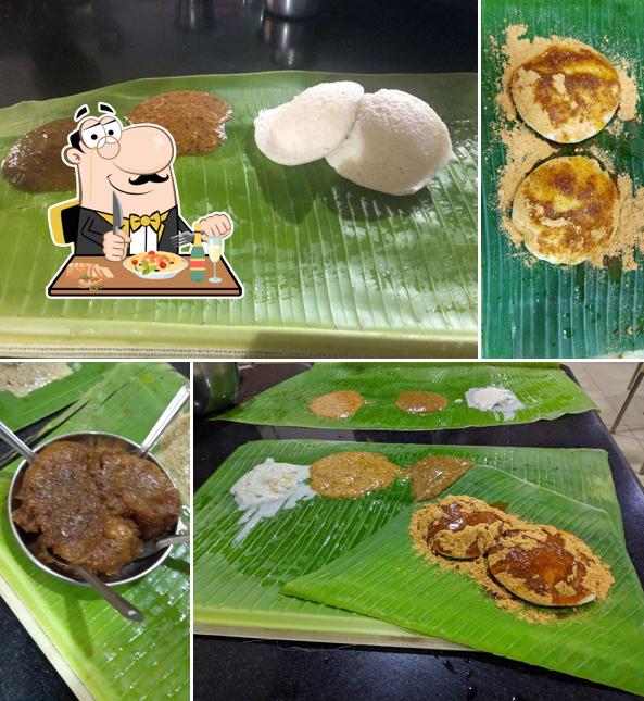 Food at Murugan Idli Shop Madurai