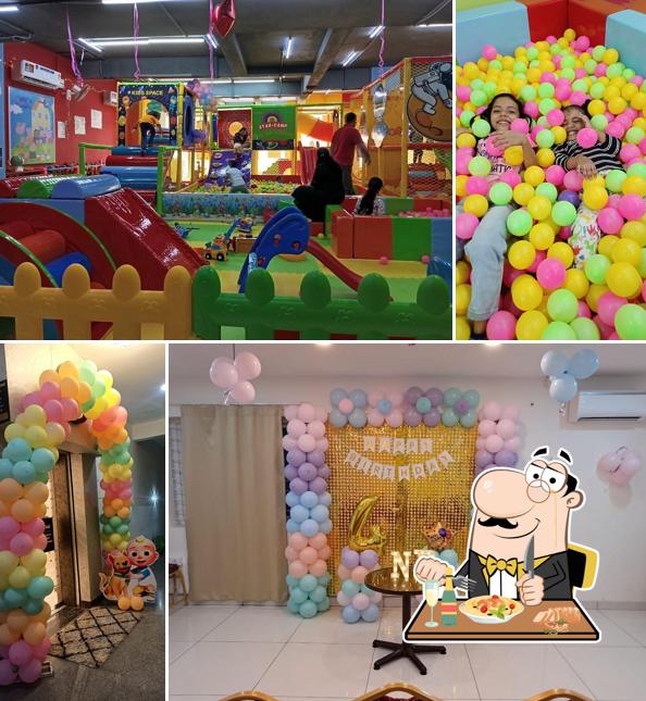 Food at Star Celestia Banquet Star Camp Play Zone