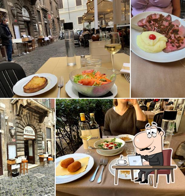 Gli interni di Trattoria Polese