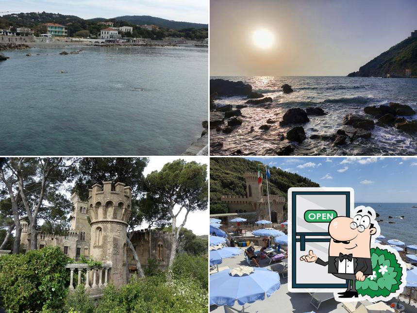 Guarda la parte esterna di Ristorante Baia Del Rogiolo