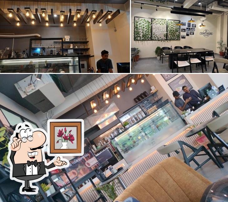 The interior of Town coffee House
