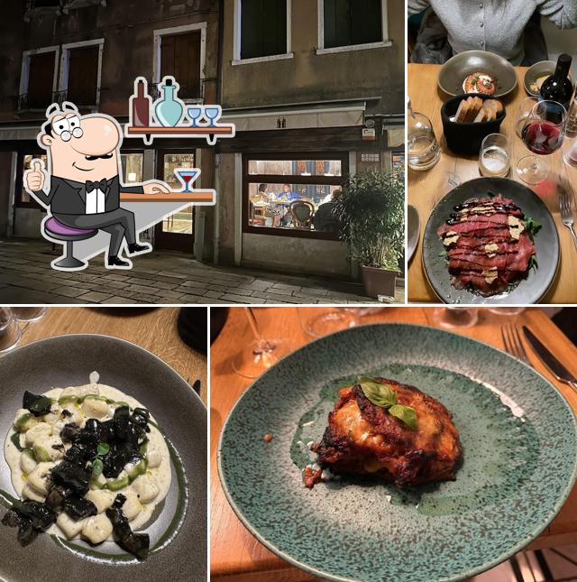 Gli interni di Hostaria Castello