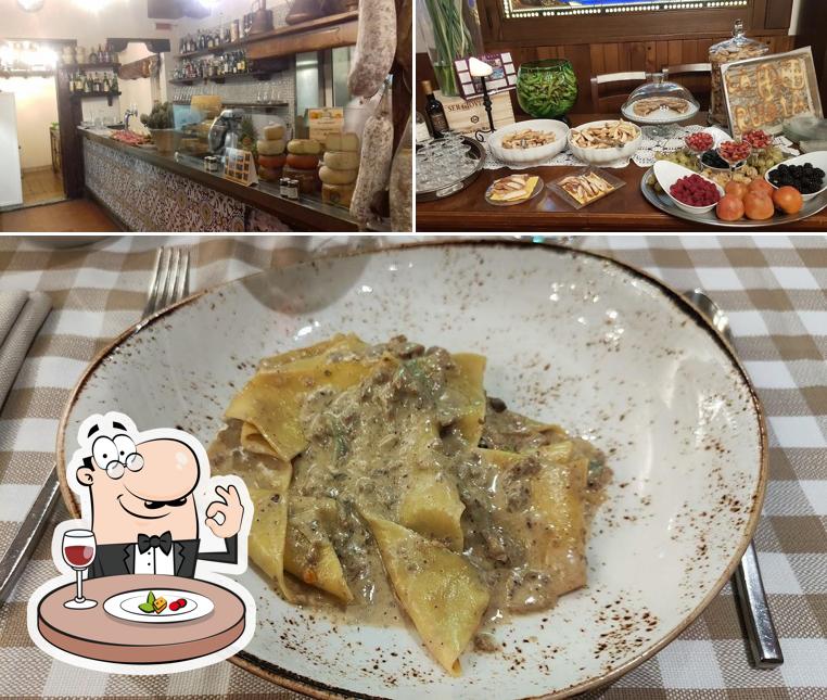 Platti al Trattoria La Ruota