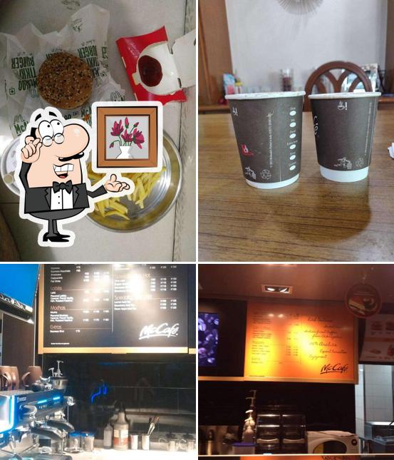 The interior of McDonald's