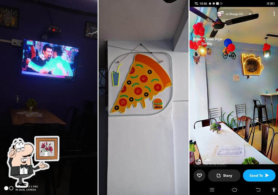The interior of Mother's Fresh Pizza
