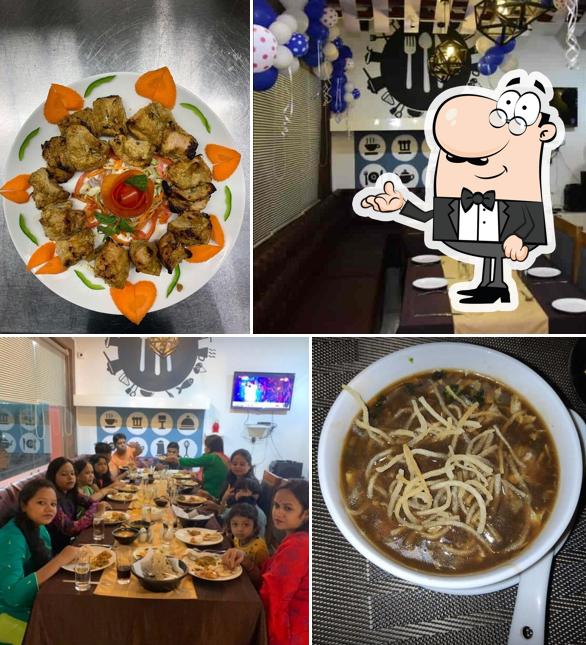 The interior of Swaddesh Multicuisine Restaurant