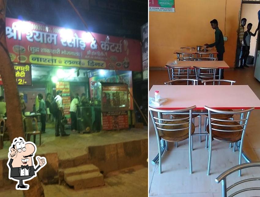 Take a seat at one of the tables at Shree Shyam Rasoi & Caterers