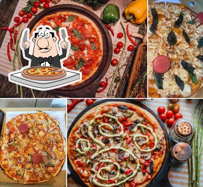 Order different types of pizza